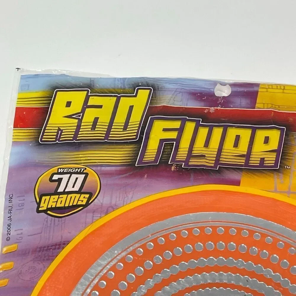 Rad Flyer Frisbee Flying Disc Rad Flyer Disc JA-RU 1025 Sealed NIP 2006 Vintage